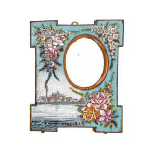Antique Venetian Micro Mosaic Grand Tour Mirror